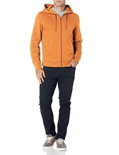 Amazon Essentials Full-Zip Hooded Fleece Sweatshirt Sudadera con Capucha, Nuez Moscada, XL