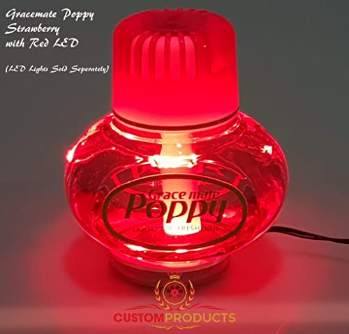 Ambientador Gracemate Poppy Strawberry (sin iluminación) (150 ml), fragancia para habitación en casa, camión y coche: el perfume de la habitación elimina los olores desagradables