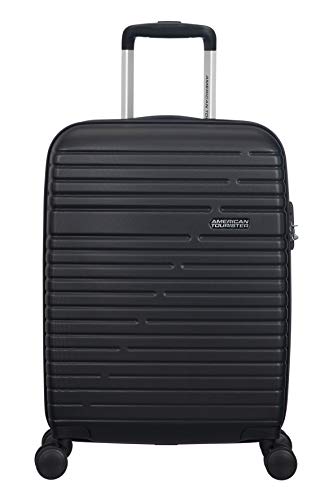 American Tourister Aero Racer Spinner 55 - 2,5 Kg Equipaje de mano, 37 liters, Negro (Jet Black)