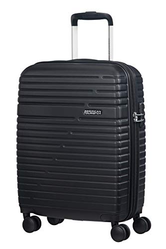 American Tourister Aero Racer Spinner 55 - 2,5 Kg Equipaje de mano, 37 liters, Negro (Jet Black)