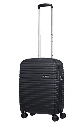 American Tourister Aero Racer Spinner 55 - 2,5 Kg Equipaje de mano, 37 liters, Negro (Jet Black)