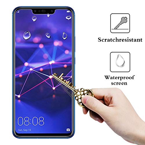 ANEWSIR [2 Piezas Protector de Pantalla para Huawei Mate 20 Lite, Cristal Templado Huawei Mate 20 Lite Protector Pantalla [6.3 Pulgadas] [9H Dureza] [Alta Definicion]