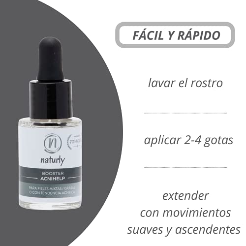 Anti Acné Booster | Sérum | Booster Anti Acné | Elimina el acné y prevee marcas acné mediante el limpiador facial antiacné | STOP ACNÉ NOVEDAD