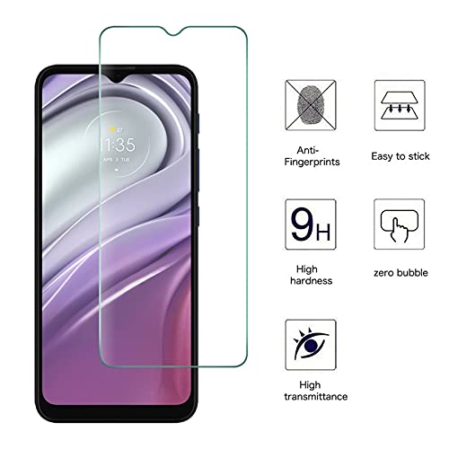 AOKUMA Protector de Pantalla para Motorola Moto G20, [2 Unidades] Cristal Templado para Motorola Moto G20 Fácil Instalación, Sin Burbujas, Alta Definicion, 9H Dureza, Anti-Arañazos