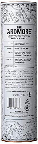 Ardmore Legacy Single Malt Escoces Peated Whisky, 40% - 700 ml