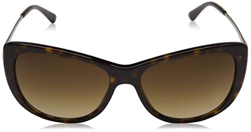 Armani 0AR8078 502613 56 Gafas de Sol, Marrón (Dark Havana/Browngradient), Mujer