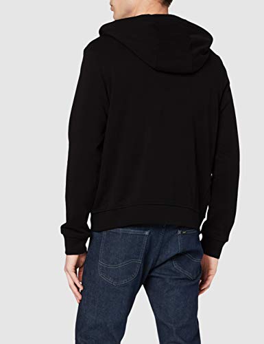 Armani Exchange Icon Hoodie Capucha, Negro (Black 1200), XX-Large para Hombre