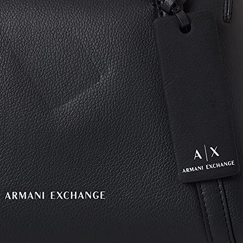 Armani Exchange Medium Duffle, Aroma Mediano. para Mujer, Negro, Einheitsgröße