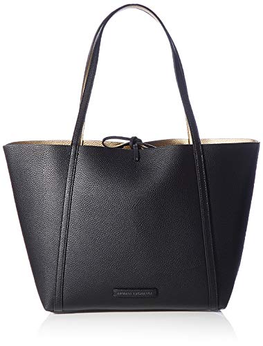 Armani Exchange Pebble Reversible Tote, color Dorado, talla 29x13x44 cm (B x H x T)