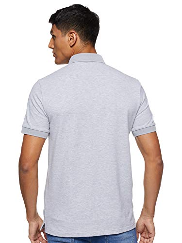 Armani Exchange Small Logo Everyday Polo, Gris (B09b Heather Grey 3929), Hombre