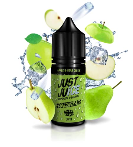 Aroma APPLE & PEAR ON ICE Just Juice 30ml - Concentrado - Para mezclar y hacer líquidos de cigarrillos electrónicos Vaper Mod Rda Rdta Rta