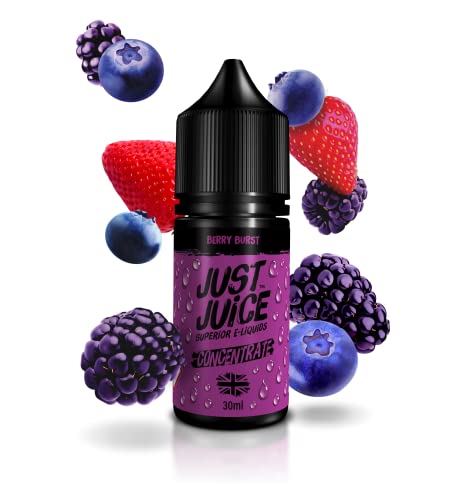 Aroma BERRY BURST Just Juice 30ml - Concentrado - Para mezclar y hacer líquidos de cigarrillos electrónicos Vaper Mod Rda Rdta Rta