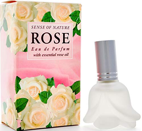 Aroma Essence, Perfume romántico enriquecido con aceite de rosa blanca y flores blancas, 12 ml