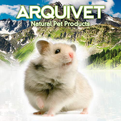 ARQUIVET Heno con Diente de león para roedores y pequeños mamiferos - 500 g - Heno para Conejos, cobayas, Hamsters - Complemento alimenticio roedores - Comida roedores