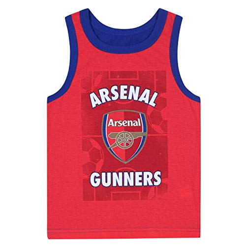 Arsenal FC - Calzoncillos de Estilo bóxer y Camiseta de Tirantes - para niños - Producto Oficial - 6-7 años