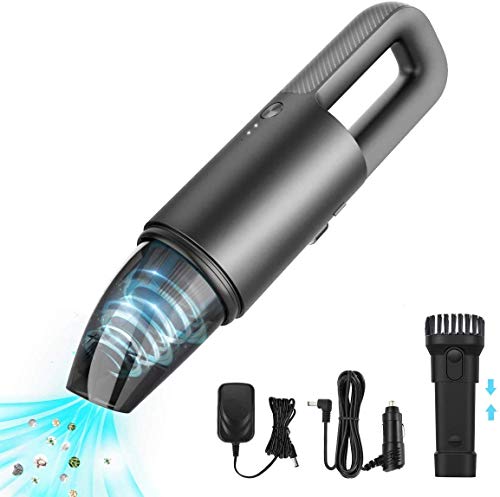 Aspiradora de Coches manejable vacío,Súper luz 560G Aspiradora de automóviles Clea de aspiradora portátil 7000PA, Pequeña aspiradora Recargable para la Oficina del hogar Cabello Animal vaccum Cleaner