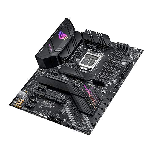 ASUS ROG Strix B460-F Gaming - Placa Base Gaming ATX Intel de 10a Gen LGA 1200, Dual M.2, DDR4, LAN 1Gb, HDMI, DP, USB 3.2 Gen 2, USB de Tipo C, Thunderbolt 3 e iluminación RGB Aura Sync