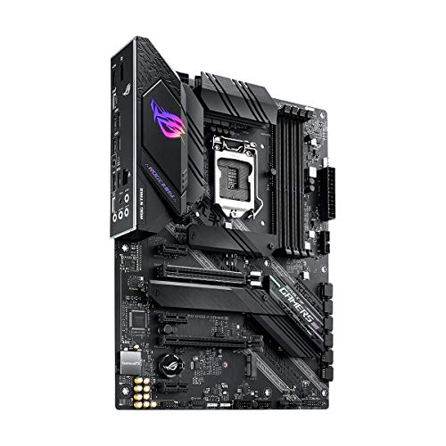 ASUS ROG Strix B460-F Gaming - Placa Base Gaming ATX Intel de 10a Gen LGA 1200, Dual M.2, DDR4, LAN 1Gb, HDMI, DP, USB 3.2 Gen 2, USB de Tipo C, Thunderbolt 3 e iluminación RGB Aura Sync