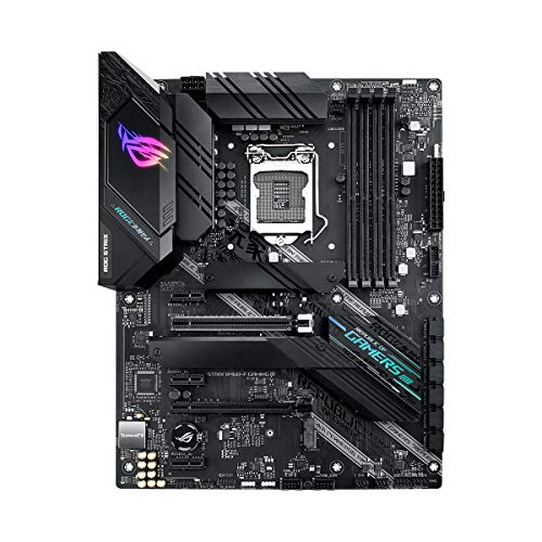 ASUS ROG Strix B460-F Gaming - Placa Base Gaming ATX Intel de 10a Gen LGA 1200, Dual M.2, DDR4, LAN 1Gb, HDMI, DP, USB 3.2 Gen 2, USB de Tipo C, Thunderbolt 3 e iluminación RGB Aura Sync