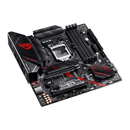 ASUS ROG Strix B460-G Gaming - Placa Base Gaming mATX Intel de 10a Gen LGA 1200, Dual M.2, DDR4, LAN 1Gb, HDMI, DP, USB 3.2 Gen 2, USB de Tipo C, Thunderbolt 3 e iluminación RGB Aura Sync