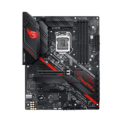 ASUS ROG Strix B460-H Gaming - Placa Base Gaming ATX Intel de 10a Gen LGA 1200, Dual M.2, DDR4, LAN 1Gb, HDMI, DP, USB 3.2 Gen 2, USB de Tipo C, Thunderbolt 3 e iluminación RGB Aura Sync