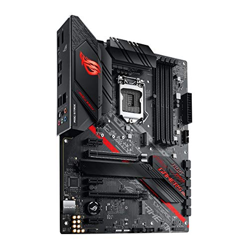 ASUS ROG Strix B460-H Gaming - Placa Base Gaming ATX Intel de 10a Gen LGA 1200, Dual M.2, DDR4, LAN 1Gb, HDMI, DP, USB 3.2 Gen 2, USB de Tipo C, Thunderbolt 3 e iluminación RGB Aura Sync