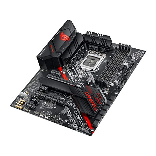 ASUS ROG Strix B460-H Gaming - Placa Base Gaming ATX Intel de 10a Gen LGA 1200, Dual M.2, DDR4, LAN 1Gb, HDMI, DP, USB 3.2 Gen 2, USB de Tipo C, Thunderbolt 3 e iluminación RGB Aura Sync