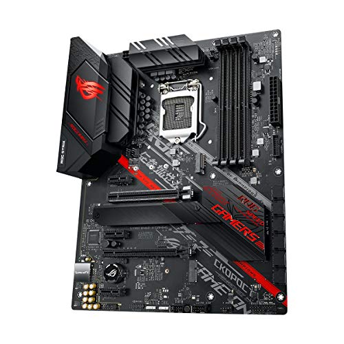 ASUS ROG Strix B460-H Gaming - Placa Base Gaming ATX Intel de 10a Gen LGA 1200, Dual M.2, DDR4, LAN 1Gb, HDMI, DP, USB 3.2 Gen 2, USB de Tipo C, Thunderbolt 3 e iluminación RGB Aura Sync