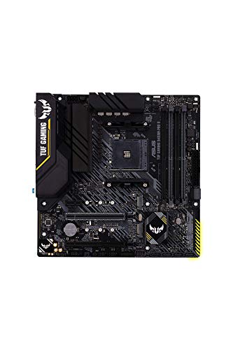 Asus TUF Gaming B450M-PRO II - Placa Base de Gaming ATX AM4 AMD B450 con Dos M.2, PCIe 3.0, Cancelación de Ruido por IA, HDMI, DisplayPort, USB 3.2 Gen 2 de Tipo A y C y Aura Sync RGB