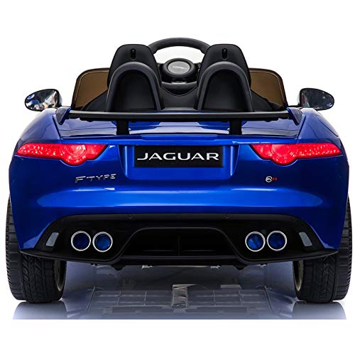 ATAA Jaguar 12v - Azul - Coche de batería para niños Jaguar F-Type con Mando para Padres