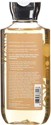 ath and Body Works Warm Vanilla Sugar Signature Collection Shower Gel, 10 oz, new packaging from Bath & Body Works