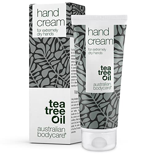 Australian Bodycare Crema de Manos Diaria para manos muy secas | Loción Tea Tree Oil para todo tipo de pieles| Hidratante para nudillos agrietados | Cuidado diario para Eczema y Dermatitis I 100ml