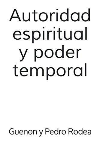 Autoridad espiritual y poder temporal