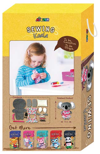 Avenir Costura DIY Sewing Koala para niños, Set Creativo a Partir de 6 años, Color (01376)