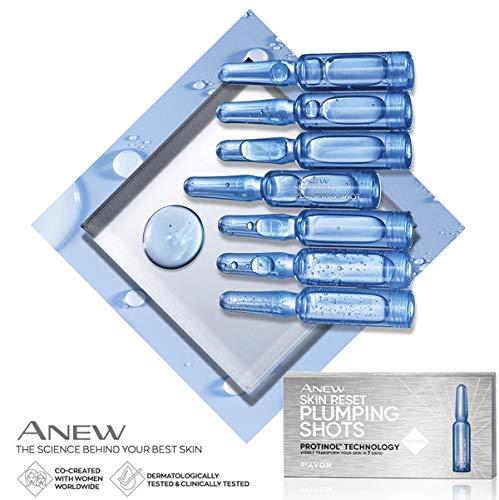 Avon Anew Skin Reset Plumping Shots 7 días de tratamiento de ampollas