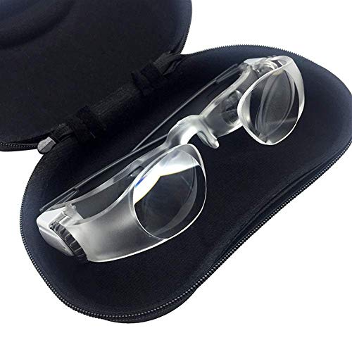 AYDQC Diadema Lupa Gafas Gafas 3D for el Reloj de Lectura de televisión Ideal for la Lectura de Todo Baja Visión fengong