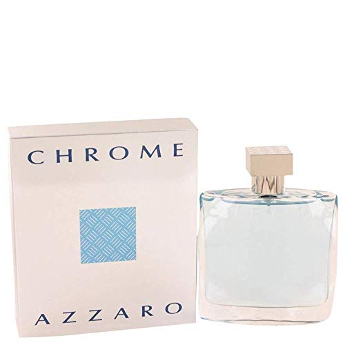 Azzaro Chrome, Agua de Colonia en Vaporizador Spray para Hombre, Fragancia Cítrica Fresca, 100 ml