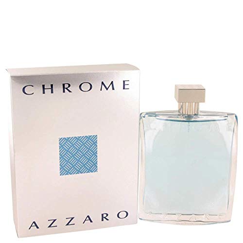 Azzaro Chrome, Agua de Colonia en Vaporizador Spray para Hombre, Fragancia Cítrica Fresca, 100 ml