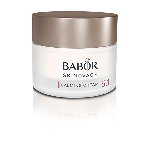 BABOR SKINOVAGE Calming Cream, Crema facial para pieles sensibles, Cuidado hidratante sin colorantes ni fragancias, Fórmula vegana, 1 x 50 ml