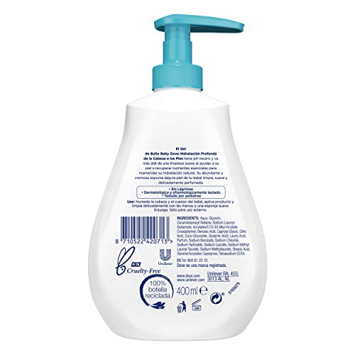 Baby Dove Gel De Baño Hidratación Profunda Para Bebés (400 ml)