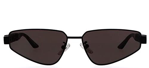 Balenciaga Gafas de sol BB0107S 002 Gafas de sol unisex color Negro con lente gris