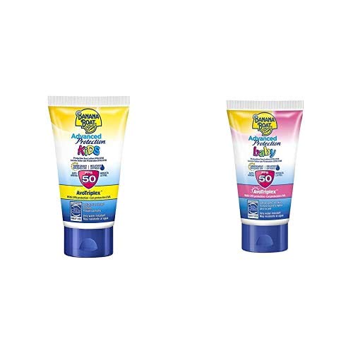 Banana Boat Crema Solar MINI Bundle Para Niño 60ml, Y Bebé 60 ml (Crema) Advanced Protection