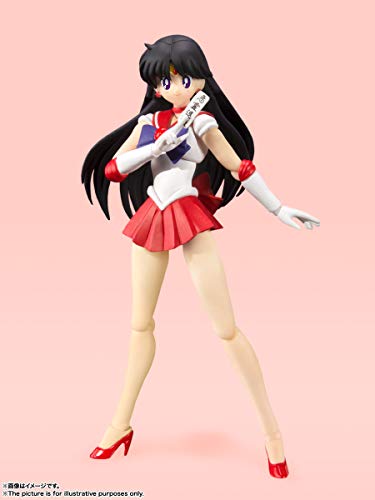 Bandai S.H. Figuarts Sailor Moon Sailor Mars Animation Color Edition 14 cm Action Figure