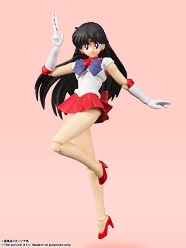 Bandai S.H. Figuarts Sailor Moon Sailor Mars Animation Color Edition 14 cm Action Figure