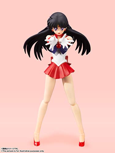 Bandai S.H. Figuarts Sailor Moon Sailor Mars Animation Color Edition 14 cm Action Figure