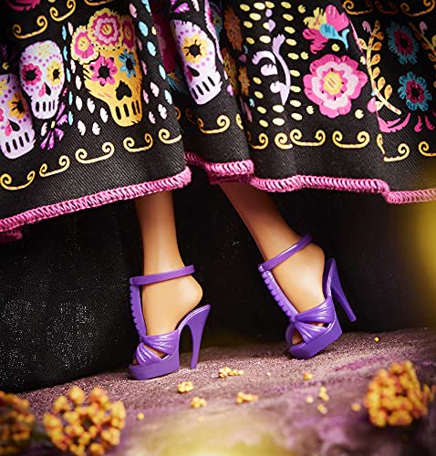 Barbie Signature Día de Muertos, muñeca de colección de juguete (Mattel GXL27)