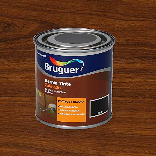 Barniz Tinte Sat.BRUGUER Caoba 250 ML