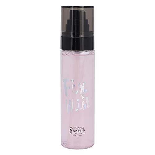 Base fijadora de maquillaje en aerosol de larga duración, impermeable, resistente al sudor, base fijadora, resistente al agua y al sudor, textura fina y brumosa, hidratante y no pegajosa, 100 ml