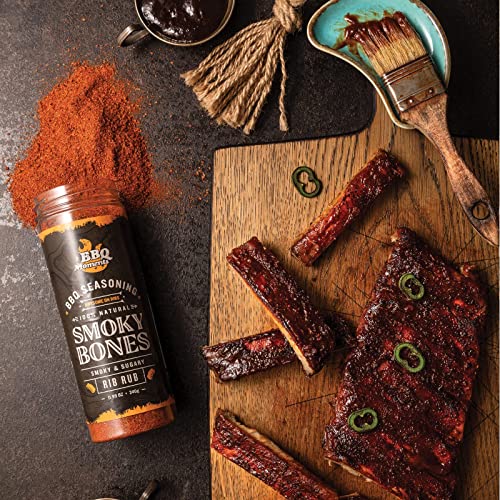 BBQ Moments Original Barbecue Dry Rub Especias, Perfecto Para Lomo, Costillas de Cerdo, Asador Costillas, Chuletones Buey, Especias y Condimentos Organicos, 340g (11.99 Oz)