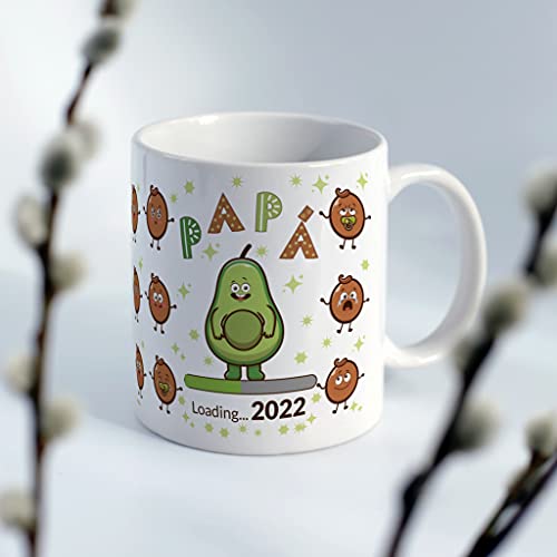 BEE INGENIOUS Taza Aguacate Papá Regalo padres, madres o embarazada Regalos para mamas embarazadas Regalos originales para embarazadas primerizas (Papá 2022)